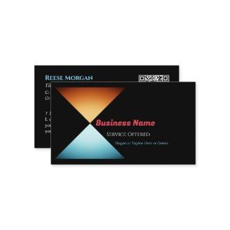 Any Business, Triangle Design, Generate QR Code