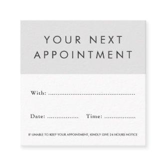 Any color custom logo appointment cards