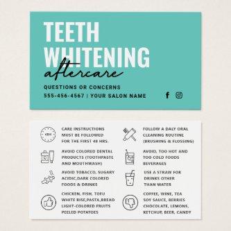 Any Color Teeth Whitening Aftercare Instructions