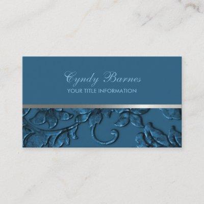 Any Color with Blue Damask