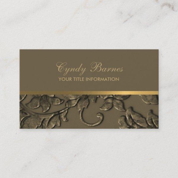 Any Color with Bronze Damask