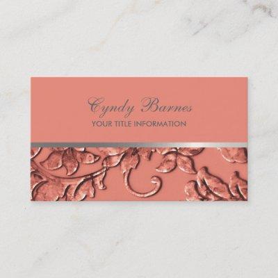 Any Color with Coral Damask