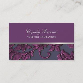 Any Color with Plum Damask