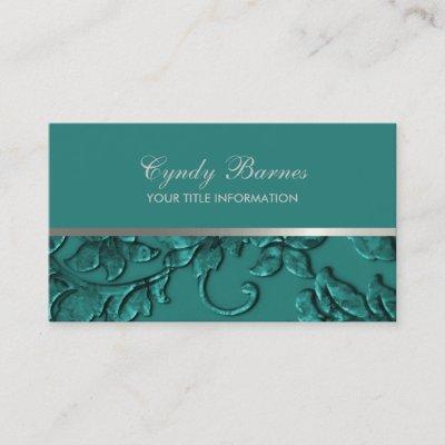 Any Color with Teal Damask