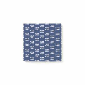 Any Image or Business Logo Editable Dark Navy Blue Post-it Notes