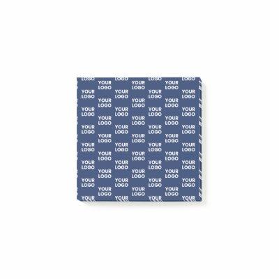 Any Image or Business Logo Editable Dark Navy Blue Post-it Notes
