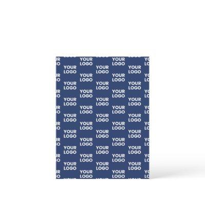 Any Image or Business Logo Editable Dark Navy Blue Postcard