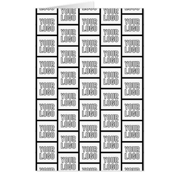 Any Logo or Image Repeating Pattern Card
