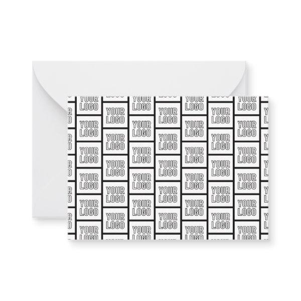 Any Logo or Image Repeating Pattern Note Card