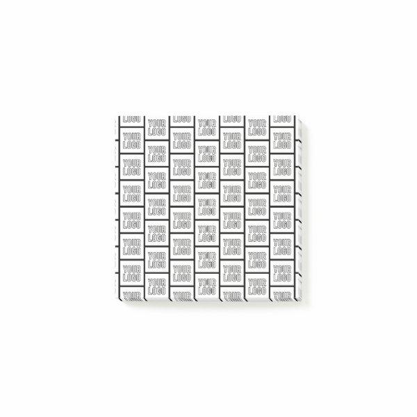 Any Logo or Image Repeating Pattern Post-it Notes