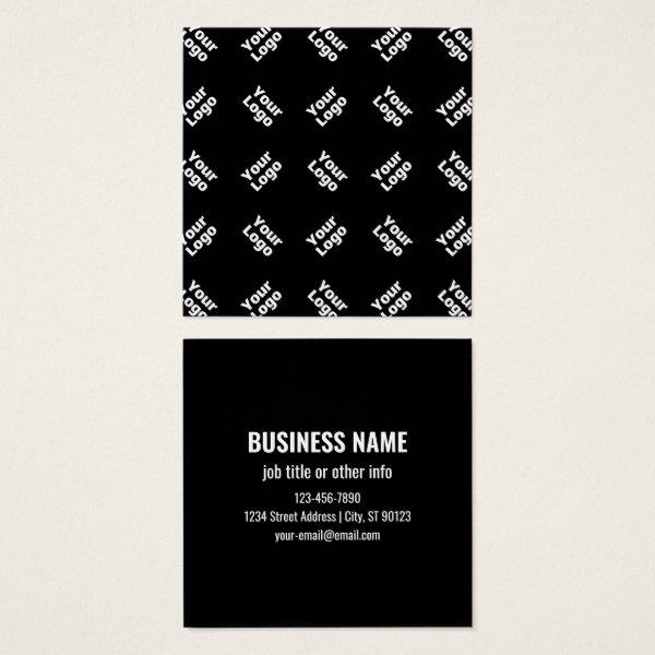 Any Logo or Uploaded Image | Scattered Pattern