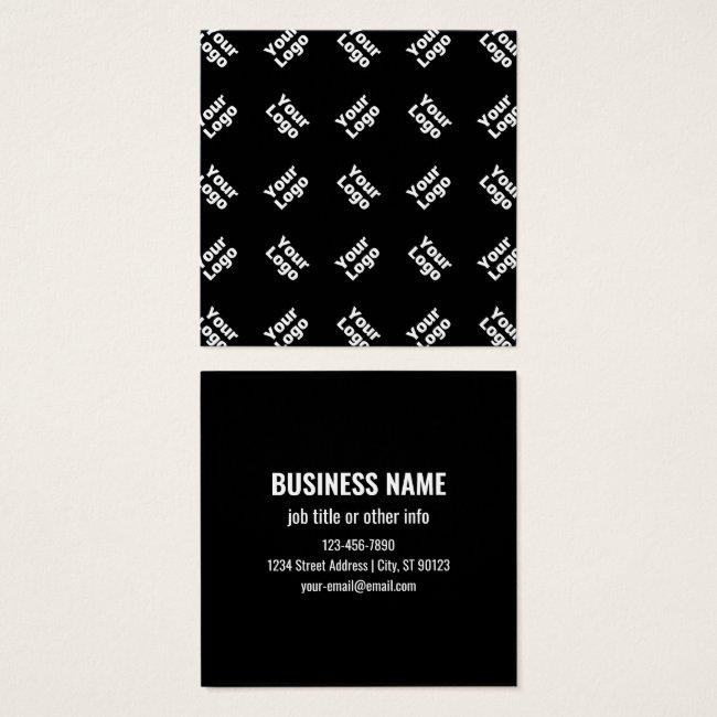 Any Logo or Uploaded Image | Scattered Pattern