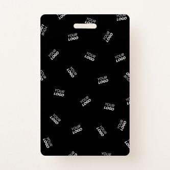 Any Logo or Uploaded Image | Scattered Pattern  Badge