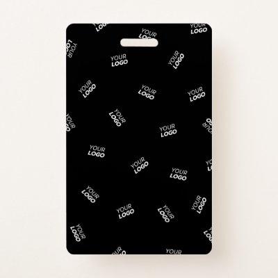 Any Logo or Uploaded Image | Scattered Pattern  Badge