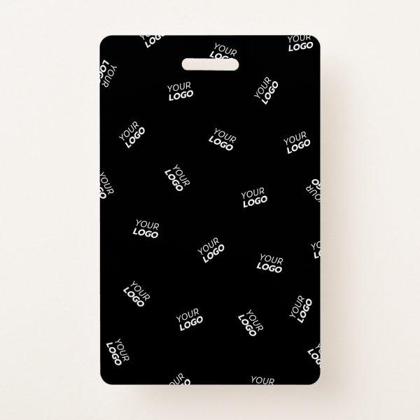 Any Logo or Uploaded Image | Scattered Pattern  Badge