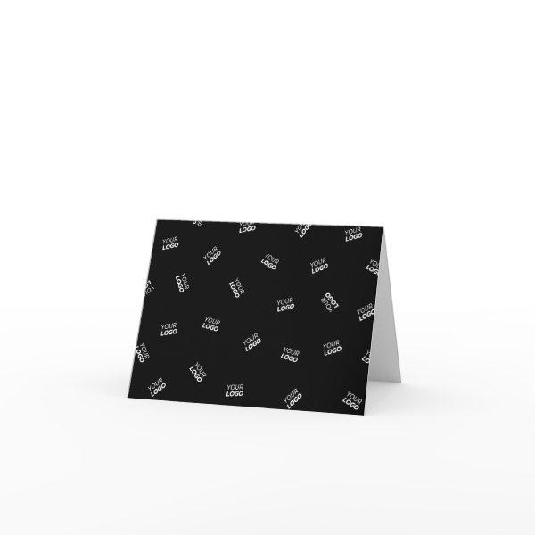 Any Logo or Uploaded Image | Scattered Pattern  Card