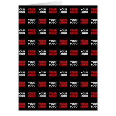 Any Two Logos or Images Repeating Pattern Card