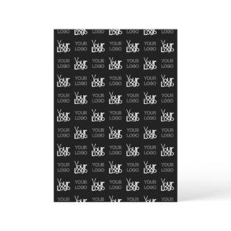 Any Two Logos or Images Repeating Pattern Thank You Card