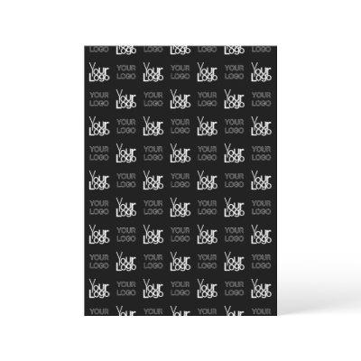 Any Two Logos or Images Repeating Pattern Thank You Card