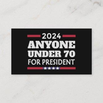 Anyone under 70 for President 2024