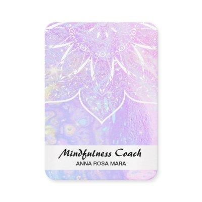 *~* AP2 Pastel Abstract QR code Mandala Foil