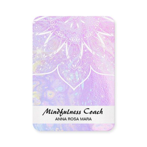 *~* AP2 Pastel Abstract QR code Mandala Foil