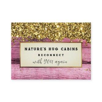 *~* AP49  Glitter Rustic Distressed Wood QR