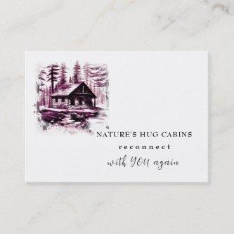 *~* AP49  Rustic Cabin QR Cottage Lodge