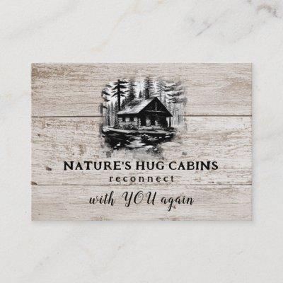 *~* AP49 Rustic Cabin Sketch Wood Planks QR