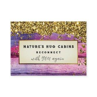 *~* AP49  Rustic QR Weathered Wood Glitter
