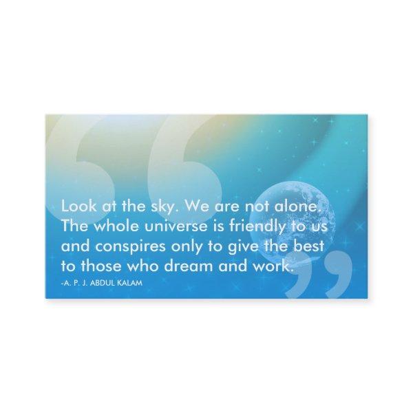APJ Abdul Kalam success quote