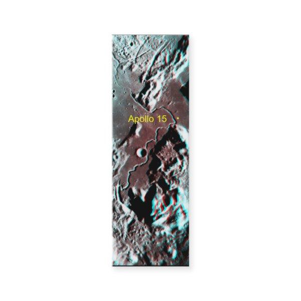 Apollo 15 Landing Site Anaglyph Bookmark Mini