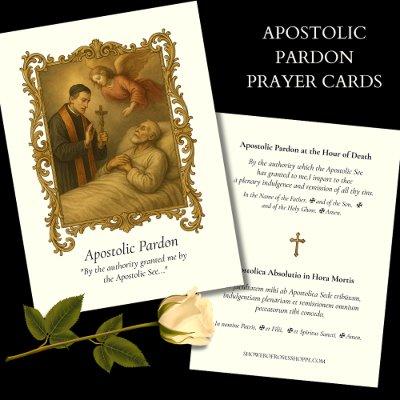 Apostolic Pardon Catholic Traditional Prayer Latin