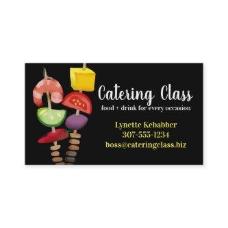 Appetizer shrimp kebab chef catering