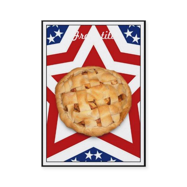 Apple Pie on Stars & Stripes Design