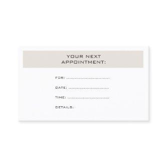 Appointment Reminder Elegant Design Trendy Modern