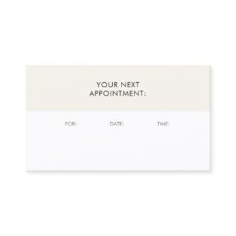 Appointment Reminder Elegant Professional Template