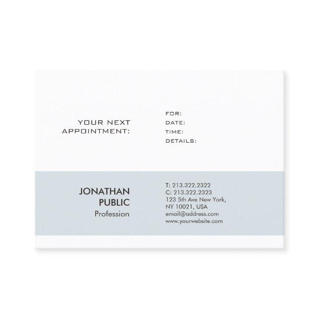 Appointment Reminder Elegant Smart Design Plain
