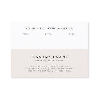Appointment Reminder Elegant Template Modern