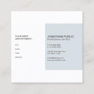 Appointment Reminder Modern Classy Simple Design