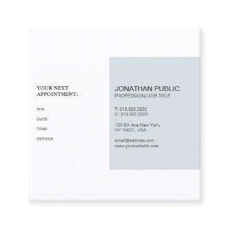 Appointment Reminder Modern Classy Simple Design