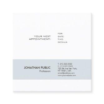Appointment Reminder Professional Clean Chic Plain