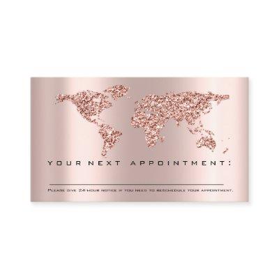 Appointment Reminder Word Map Travel Agency