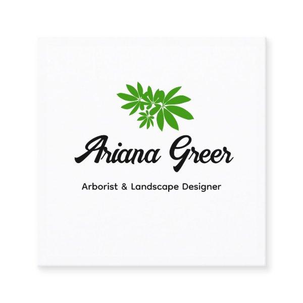 Arborist Green  Plants Leaves  Square