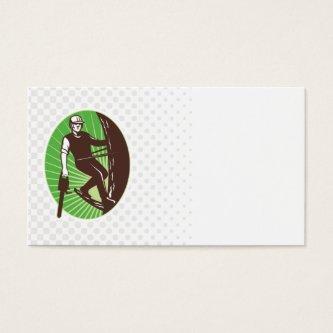 arborist tree surgeon agriculturist chainsaw