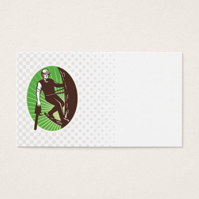 arborist tree surgeon agriculturist chainsaw