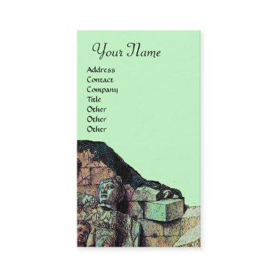 ARCHEO /Antiquary,Archeology Monogram, Black Green