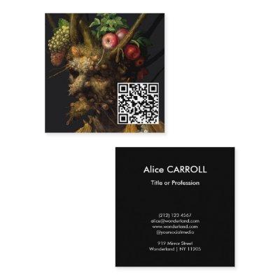 Arcimboldo - Four Seasons in One Head - QR Code Square