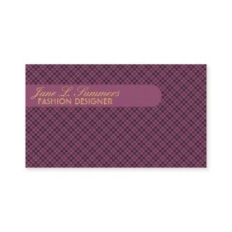 Argyle Design (deep purple)
