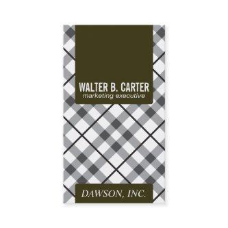 Argyle Vertical (Yellow Green & White)